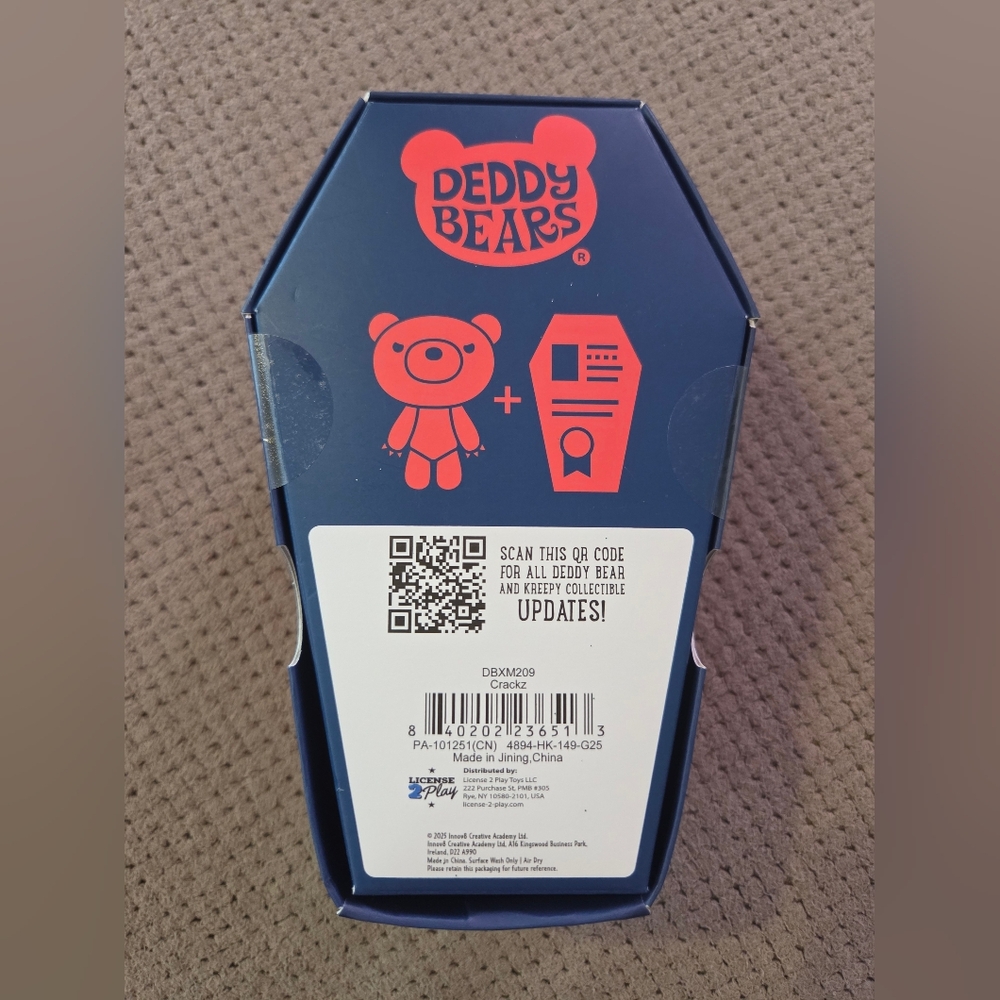 NEW 2025 Christmas Deddy Bears Crackz 5" Plush Official Digital Roblox Included - Picture 2 of 12